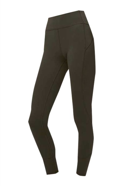 Sports naked women's high elastic tight Yoga breathable pants Pro sweat sports high waist pants SKSP027 back view